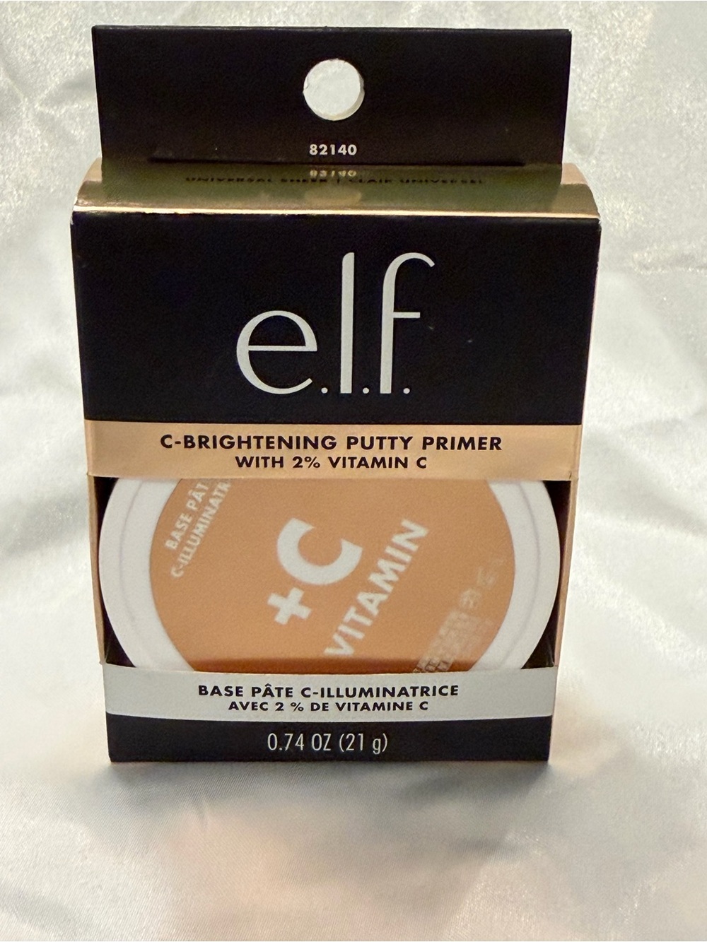 e.l.f. PUTTY PRIMER C-Bright Universal Sheer Vitamin C Boost Evens Skin Tone Box